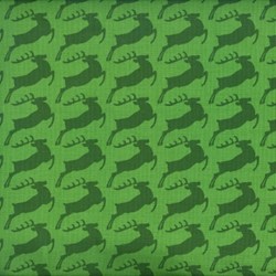 Holly Jolly - Reindeer in Green - Fat Quarter -by Jen Allyson of My Mind's Eye for Riley Blake Fabrics