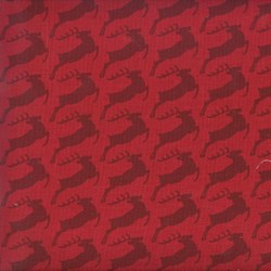Holly Jolly - Reindeer in Red - Fat Quarter - by Jen Allyson of My Mind's Eye for Riley Blake Fabrics