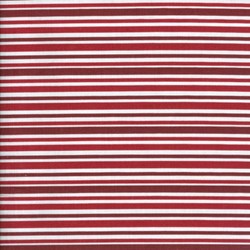 Holly Jolly - Red Stripes - Fat Quarter -by Jen Allyson of My Mind's Eye for Riley Blake Fabrics