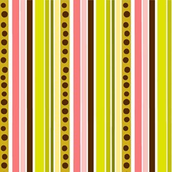 Isabella - Green & Brown Stripe - by Lila Tueller Designs for Riley Blake Designs
