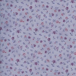 Mrs. March's Basics Fat Quarter - Mini Floral on Purple - Lecien