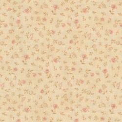 Mrs. March's Basics - Mini Floral on Peach - Lecien