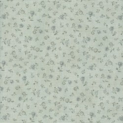 Mrs. March's Basics - Mini Floral on Gray - Lecien