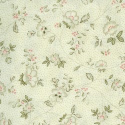 Mrs. March's Basics - Small Floral on Cream - Lecien