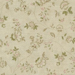 Mrs. March's Basics - Small Floral on Pale Pink - Lecien