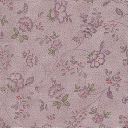 Mrs. March's Basics - Small Floral on Lavendar - Lecien