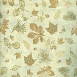Mrs. March's Collection Fat Quarter - Autumn Forest - Medium Maple Leaves - Lecien