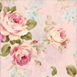 Lecien - Floral Collection - Large Pink Roses
