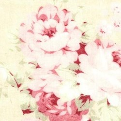 Durham Quilt Collection Anew - Large Floral on Yellow - by Brenda Riddle for Lecien