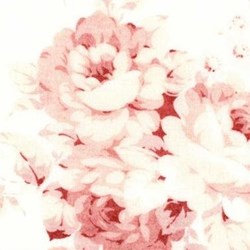 Durham Quilt Collection Anew Fat Quarter - Large Floral on White/Cream - by Brenda Riddle for Lecien