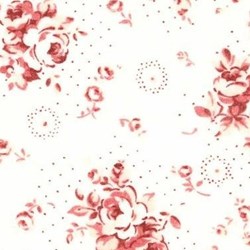 Durham Quilt Collection Anew - Floral Bouquets on White/Cream - by Brenda Riddle for Lecien