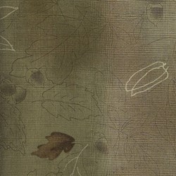 Lecien - Mrs. March Fat Quarter - Brown - Acorns