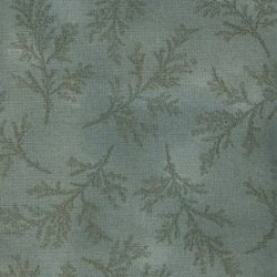 Lecien - Mrs. March Fat Quarter - Smoky Blue - Tonal Leaf