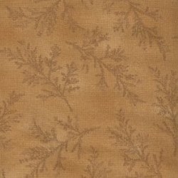 Lecien - Mrs. March Fabric - Orange - Tonal Leaf