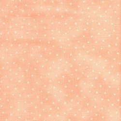 Lecien - Floral Collection - Pink with Cream Dots