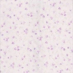 Lecien - Durham Quilt - 10" Remnant -Cream-Rose - Floral