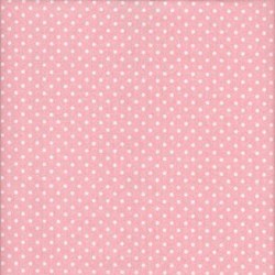 Lecien - Durham Quilt - Pink With Cream Dots