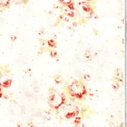 Lecien - Durham Quilt  Rose Buds on Cream