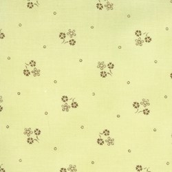 Lily & Will Quilting Fabric - Green Babies Breath