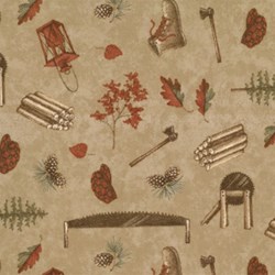 A Simpler Time - Flannel - Tan Logger