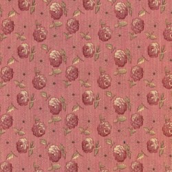 Stone Cottage Romantic Quilting Fabric Mini Flowers on Rose