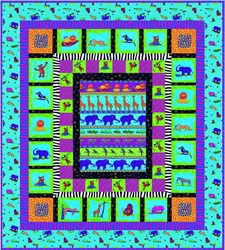 My Jungle Friends Quilt Kit