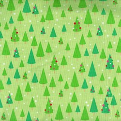 Christmas Candy - Trees on Green - by Doodlebug Designs for Riley Blake Designs