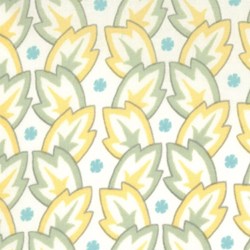 City Weekend - Morning Yellow Floral Leaf Print - by Oliver + S