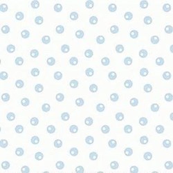 Emma Louise & Ethan Michael Flannel - White with Blue Dot