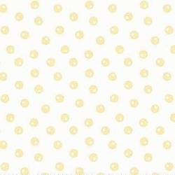 Emma Louise & Ethan Michael Flannel - White with Yellow Dot