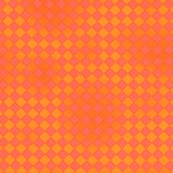 Tonal Diamonds in Orange by Lakehouse Dry Goods