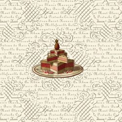 Teacakes Champagne - 24" Panel by Lakehouse Dry Goods