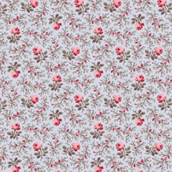 Penelope Roses and Seaweed in Periwinkle by Lakehouse Dry Goods