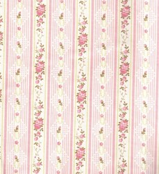 Soft Floral Stripe - Powder by Lakehouse Dry Goods