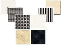 Lakehouse - Black & White Ball FQ Bundle
