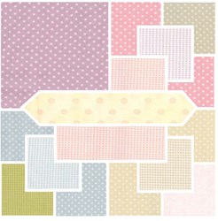 Lecien Dots & Checks Fat Quarter Bundle