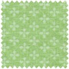 11" Remnant - Lollipop Lane Baby Flannel - Green/Cream Mini Print