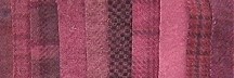 Hand-Dyed Wool Bundle- Old Rose