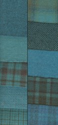 Hand-Dyed Wool Bundle- Blue Spark