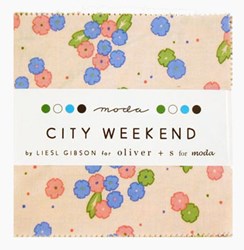 City Weekend Charm Pack by Oliver + s for Moda