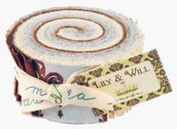 Lily & Will BLUE Jelly Roll by Bunny Hill Designs