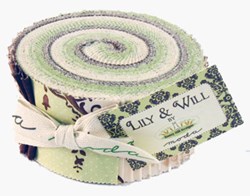 Lily & Will GREEN  Jelly Roll by Bunny Hill Designs