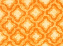 Olivia Quilting Fabric - Large Orange Tonal Diamonds