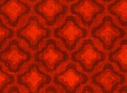 Fat Quarter - Olivia Quilting Fabric - Large Red Tonal Diamonds