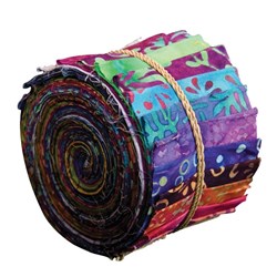 Bright Jewel Tone Sushi Fabric Roll