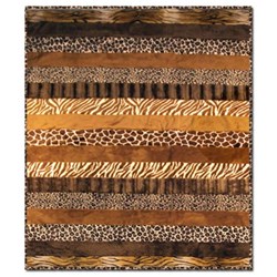 The Animal Safari Snuggler Quilt Kit