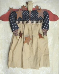 Patriotic Patsy Flatsy Angel
