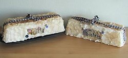 Primitive Stitchery Candle Log