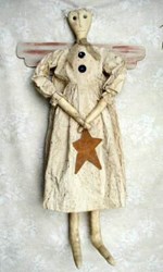 Primitive Angel With Rusty Star