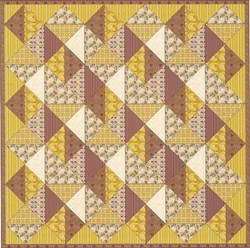 Prismatic Quilt Kit Yellow & Plum by Art Gallery Quilts